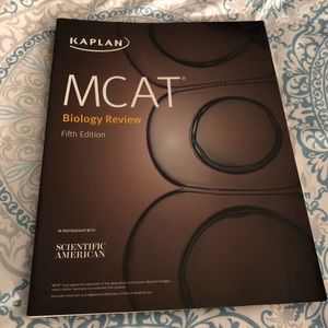 Kaplan MCAT Biology Review paperback textbook